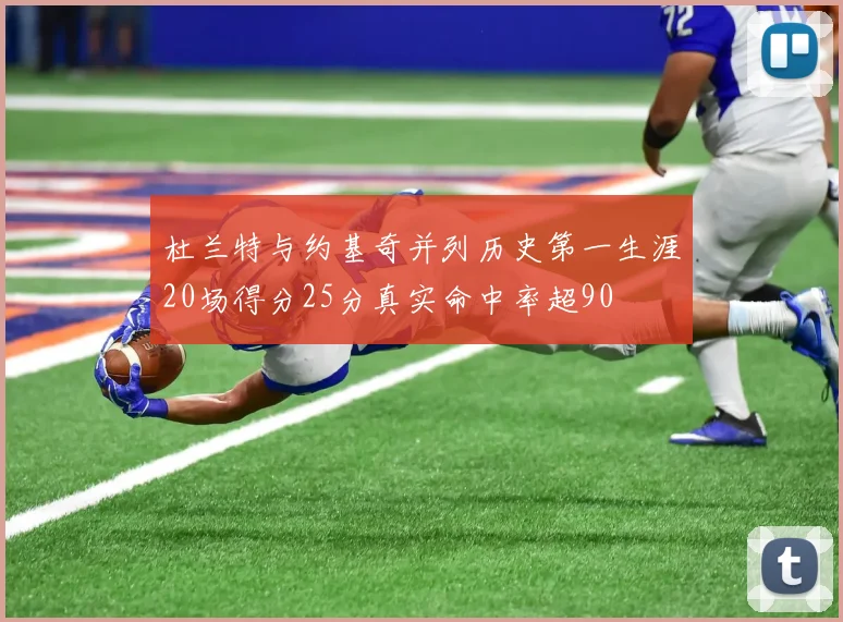 杜兰特与约基奇并列历史第一生涯20场得分25分真实命中率超90